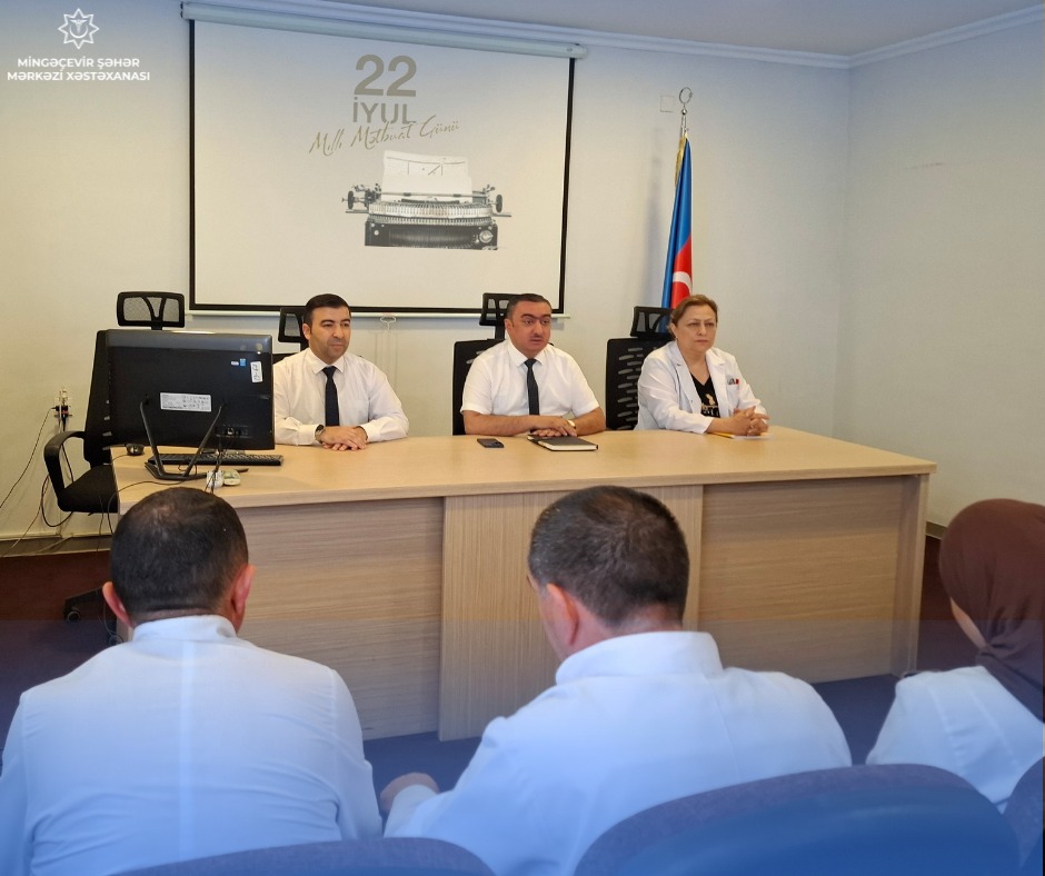 Mingəçevir ŞMX-da Milli Mətbuat Günü münasibətilə tədbir keçirilib