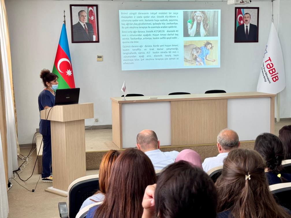  Yevlax Rayon Mərkəzi Xəstəxanasında təlim: “Anafilaktik şok” 