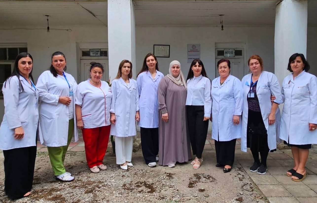 Xaçmaz rayonu Çaykənarı kənd sakinlərinin tibbi müayinəsi təşkil olunub