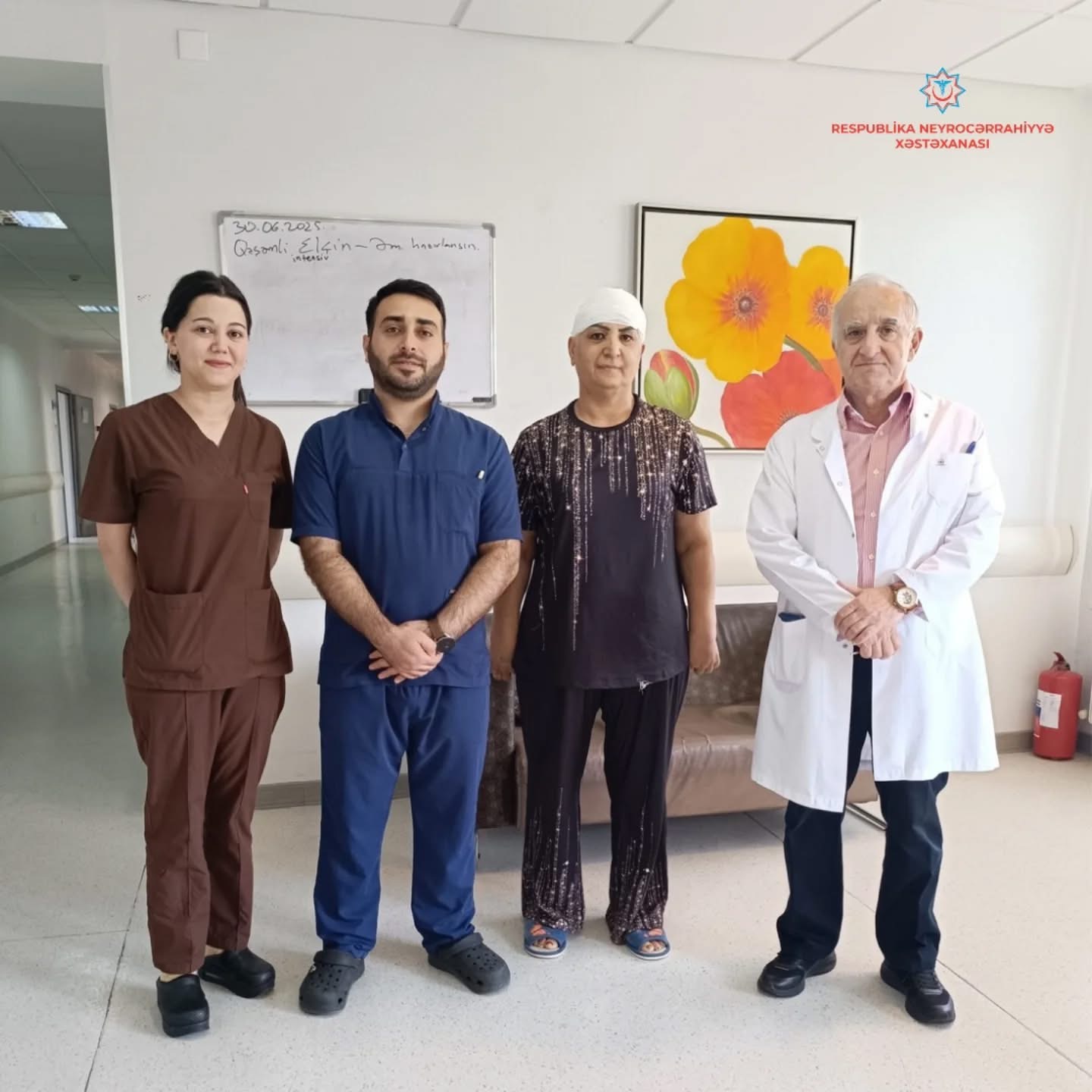Respublika Neyrocərrahiyyə Xəstəxanasında növbəti uğurlu əməliyyat