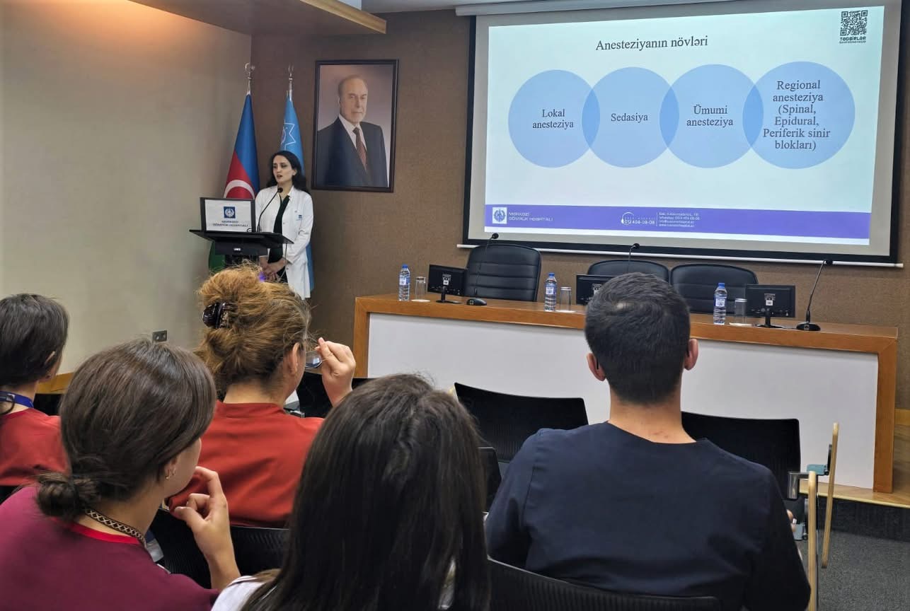 Mərkəzi Gömrük Hospitalında seminar: “Cərrahiyyədə anesteziya və analgeziya”