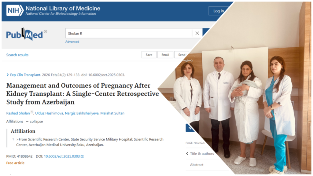 Azərbaycanda qadın böyrək köçürüldükdən sonra 2 uşaq dünyaya gətirdi