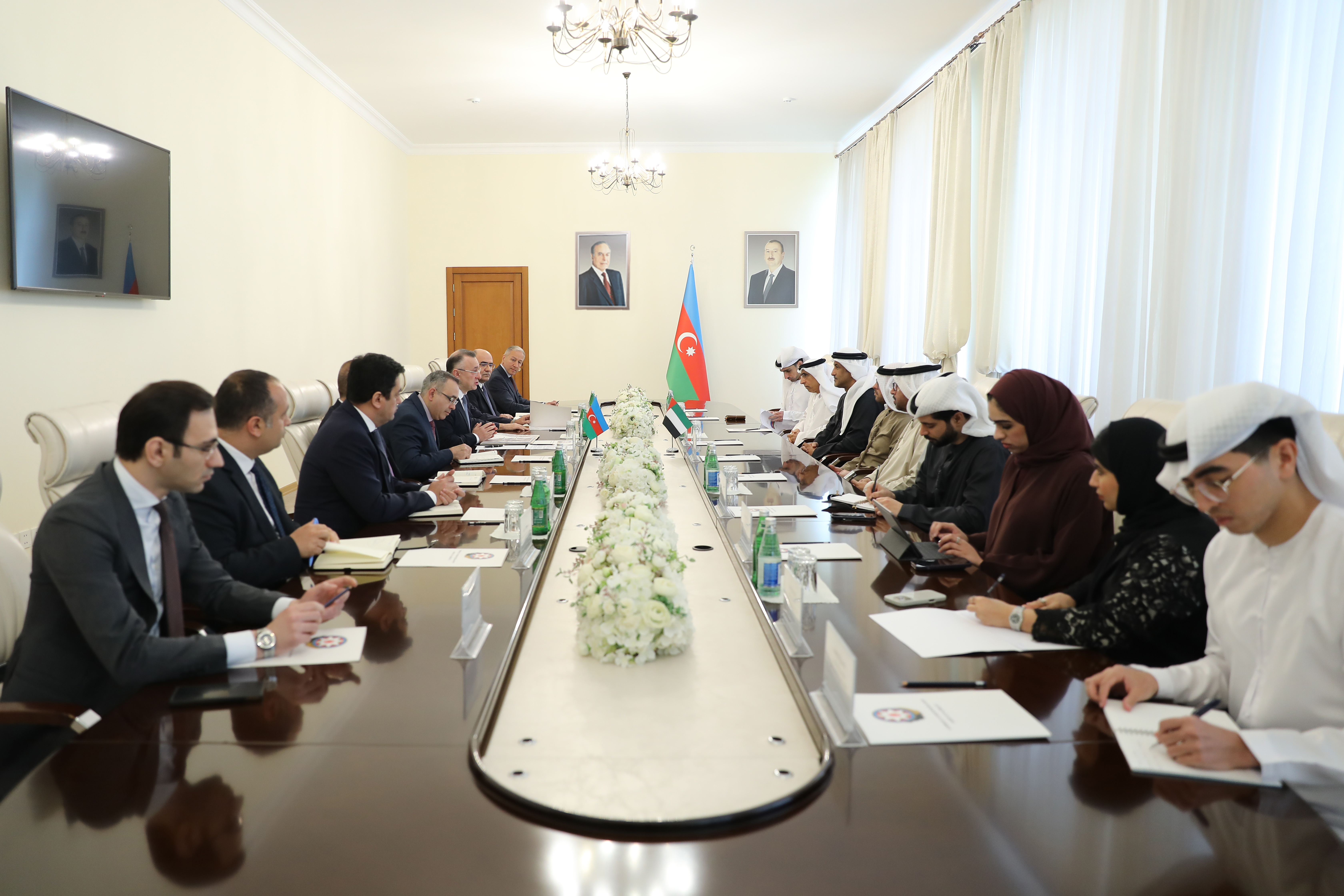 Səhiyyə naziri Birləşmiş Ərəb Əmirliklərinin nümayəndə heyəti ilə görüşüb