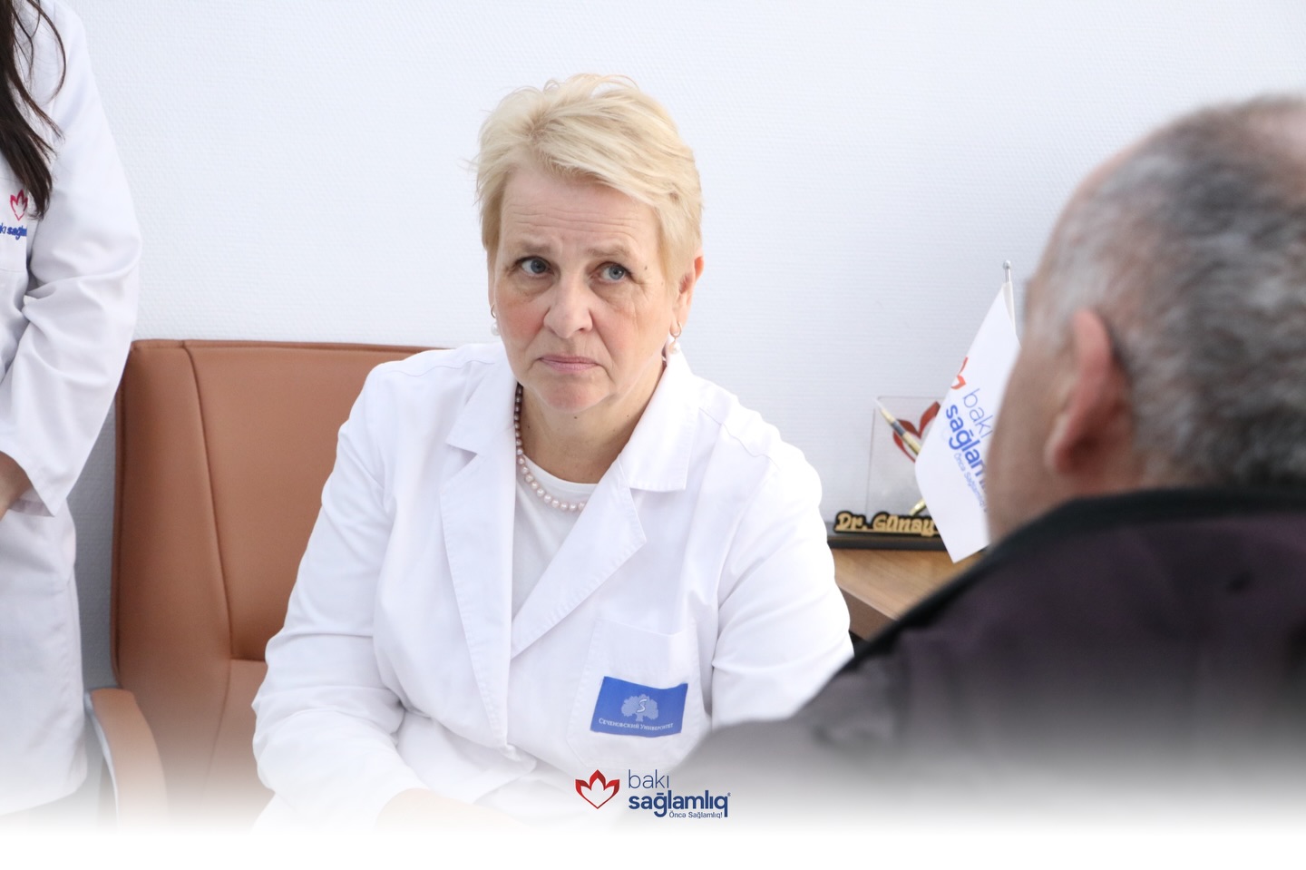 Birinci Moskva Dövlət Tibb Universitetinin dosenti Bakı Sağlamlıq Mərkəzində olub