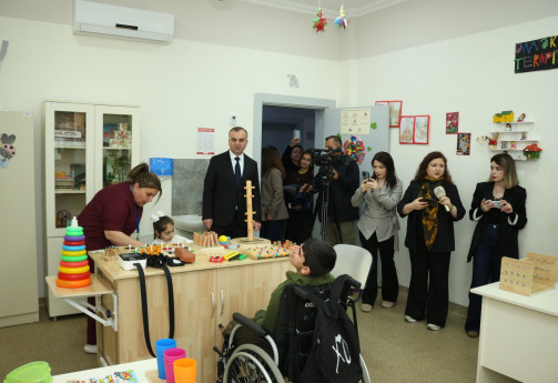 Qəbələ Uşaq Reabilitasiya Mərkəzinə mediatur təşkil olunub