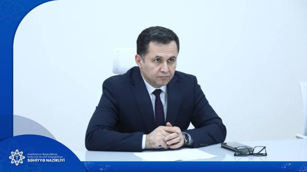 Rəşadət Nabatov Naxçıvan MR Səhiyyə Nazirliyinin inzibati binasında vətəndaşları qəbul edib