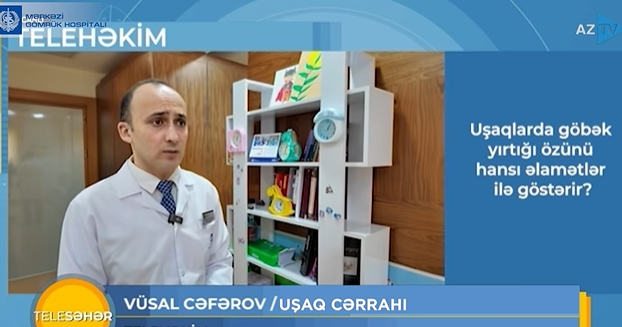 Uzman uşaq cərrahı Vüsal Cəfərov AZTV-nin “TeleSəhər” proqramına müsahibə verib