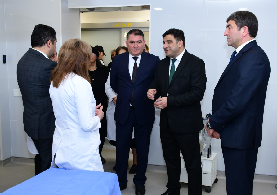 Ağstafa Rayon Mərkəzi Xəstəxanasının Təcili tibbi yardım şöbəsi əsaslı təmirdən sonra istifadəyə verilib  