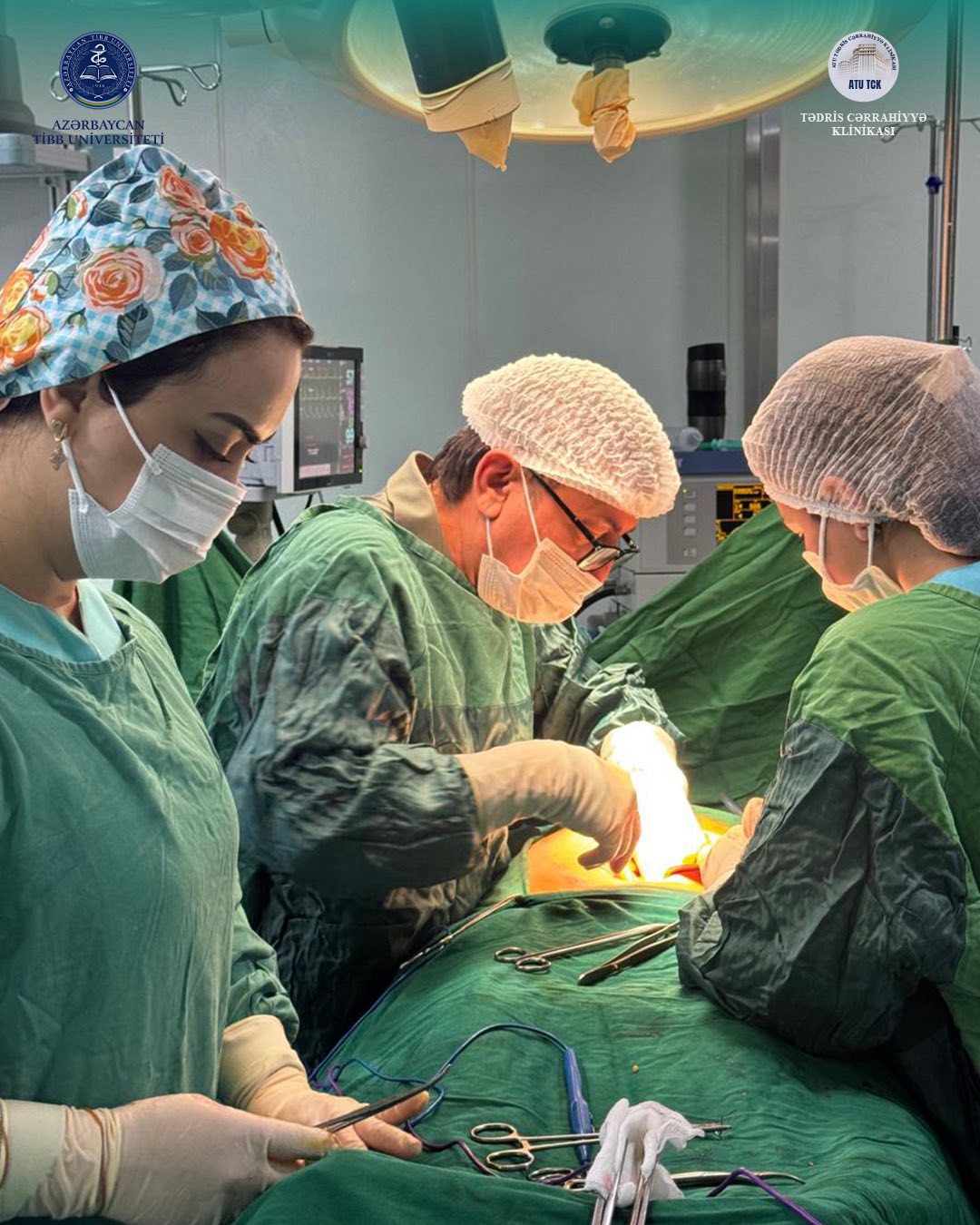  Tədris Cərrahiyyə Klinikasında növbəti uğurlu əməliyyat   