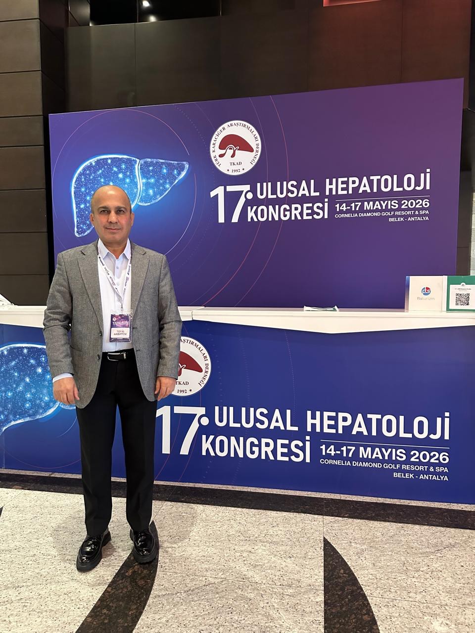 Diaqnoz Tibb Mərkəzinin həkimi Türkiyədə beynəlxalq konqresdə iştirak edib