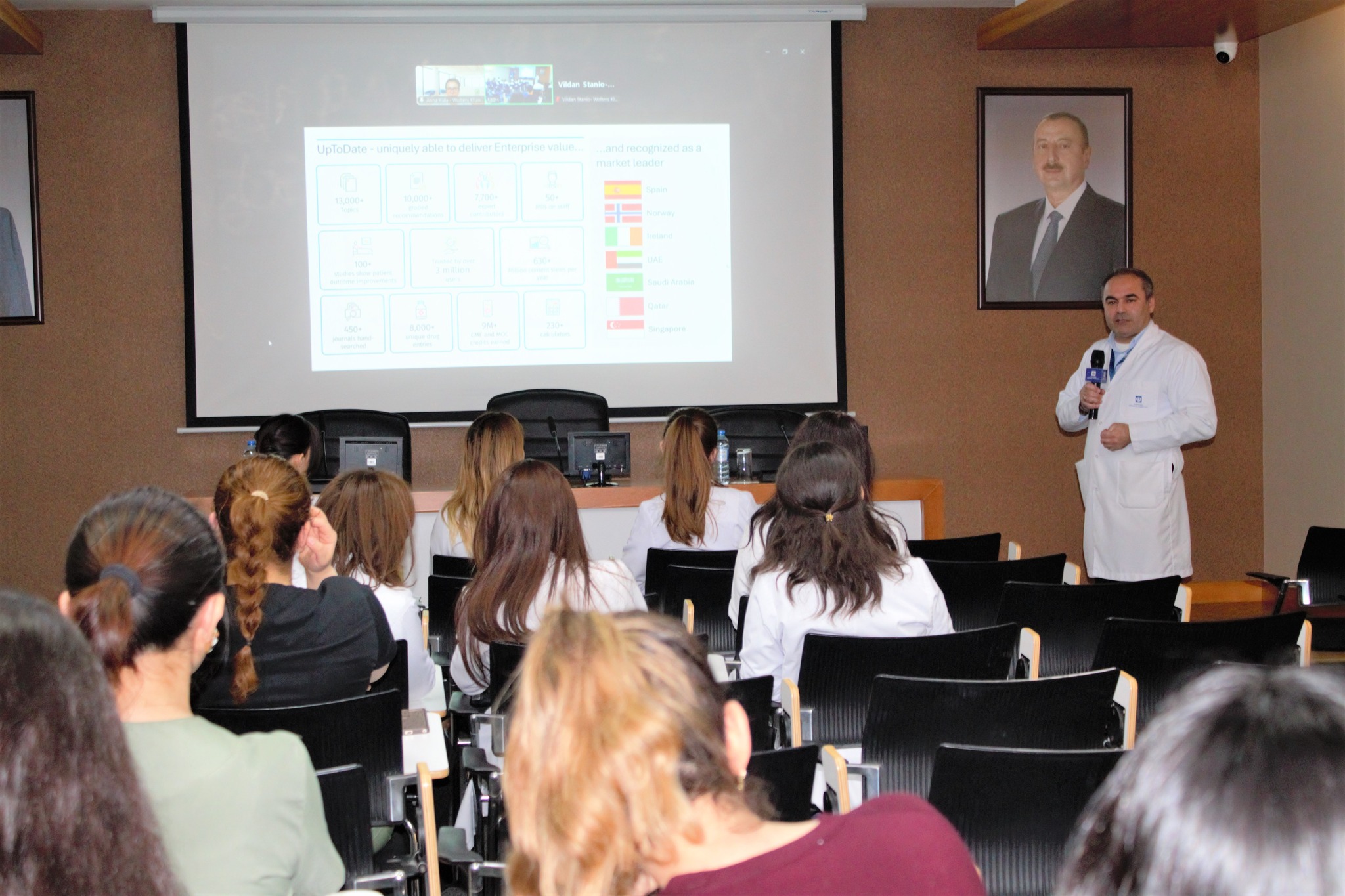 Mərkəzi Gömrük Hospitalında “UpToDate” platformasının təqdimatı olub