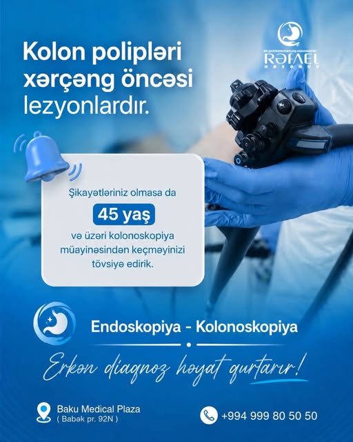 Kolonoskopiya müayinəsi həyati əhəmiyyət daşıyır - Rəfael Həsənov