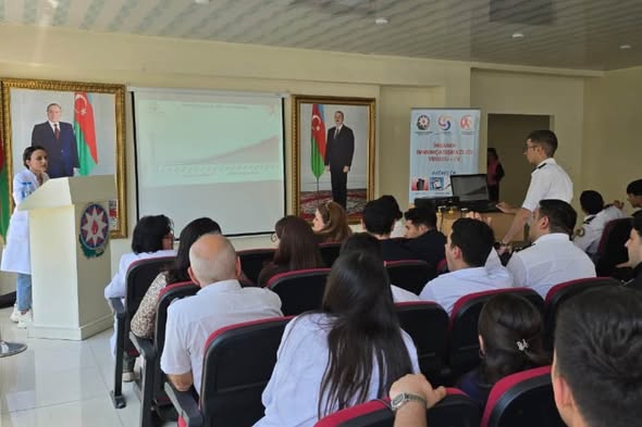 Azərbaycan Dənizçilik Kollecində “Özünü QİÇS-dən qoru” adlı maarifləndirmə aksiyası təşkil edilib