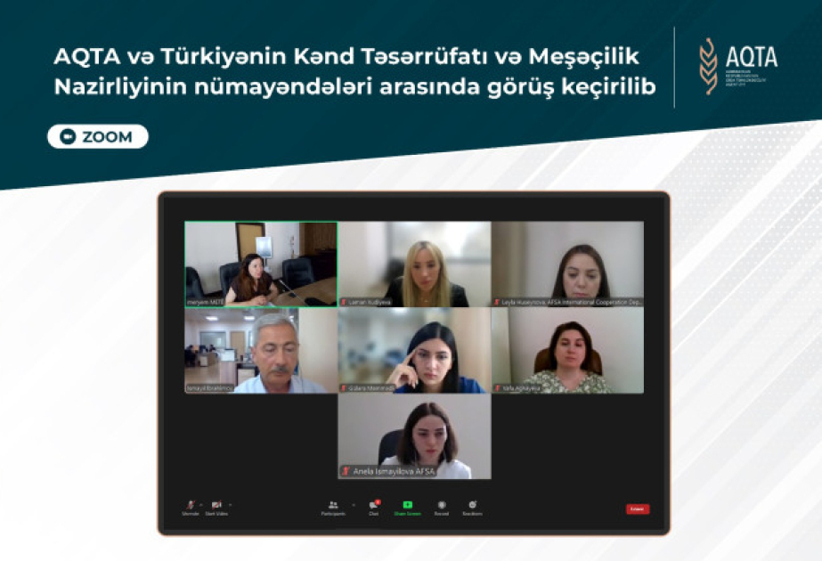 AQTA ilə Türkiyənin Kənd Təsərrüfatı və Meşəçilik Nazirliyi arasında əməkdaşlıq genişləndirilir  