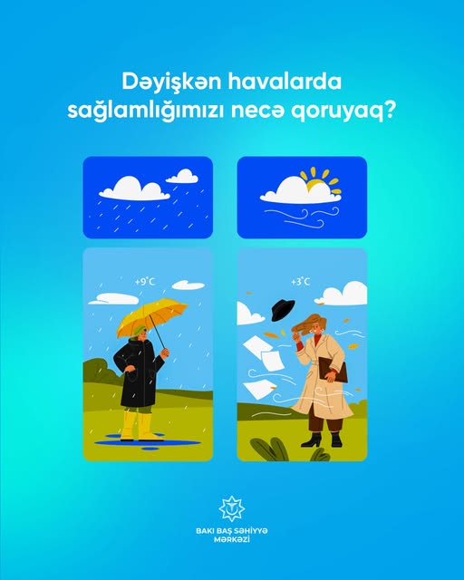 Dəyişkən havalarda sağlamlığımızı necə qoruyaq?