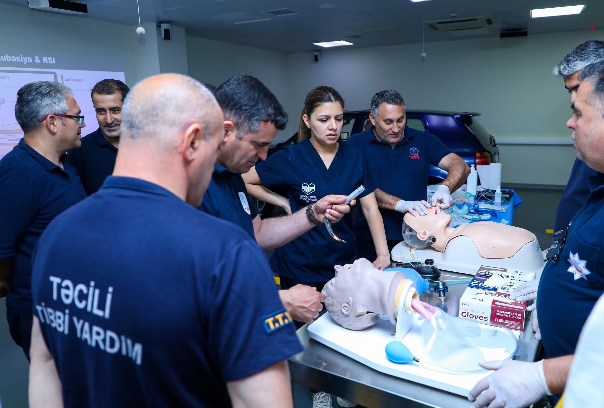 I Moskva Dövlət Tibb Universitetinin Tədris-Simulyasiya və Akkreditasiya Mərkəzində təcili tibbi yardım əməkdaşları üçün təlim təşkil olunub
