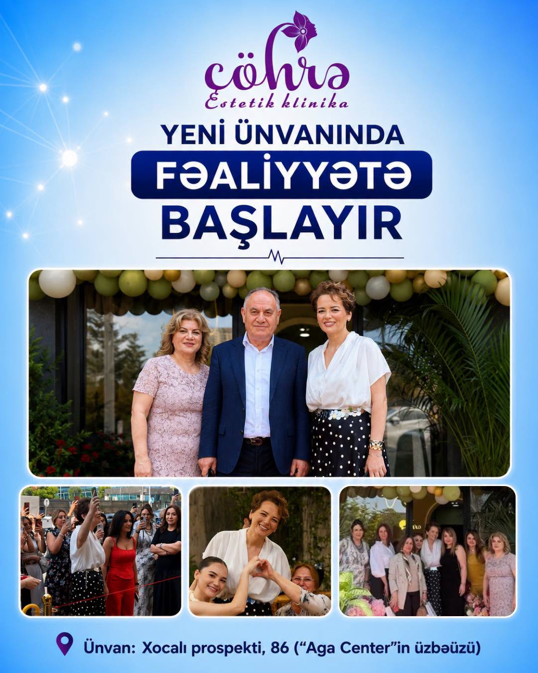 Çöhrə Estetik Klinikası yeni ünvanında fəaliyyətə başlayıb