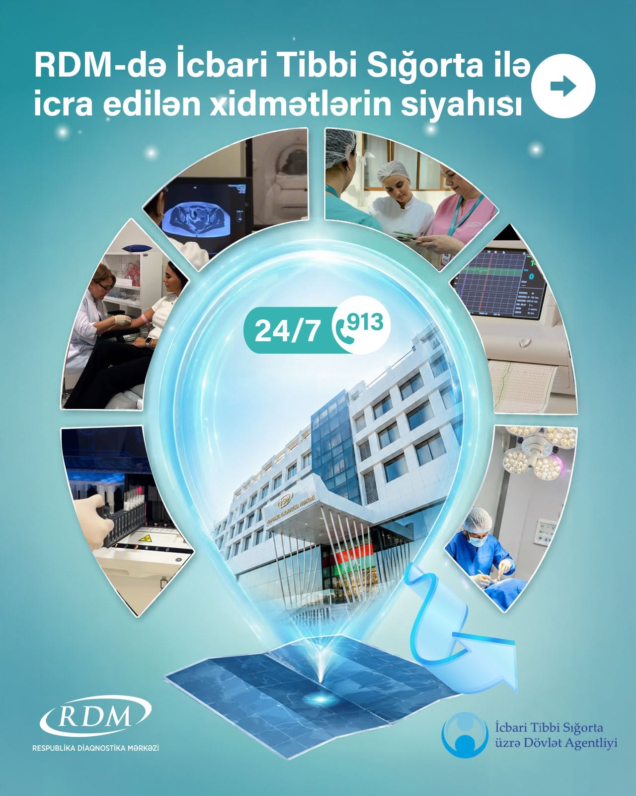  RDM-də icbari tibbi sığorta çərçivəsində müxtəlif diaqnostik və cərrahi xidmətlər həyata keçirilir   