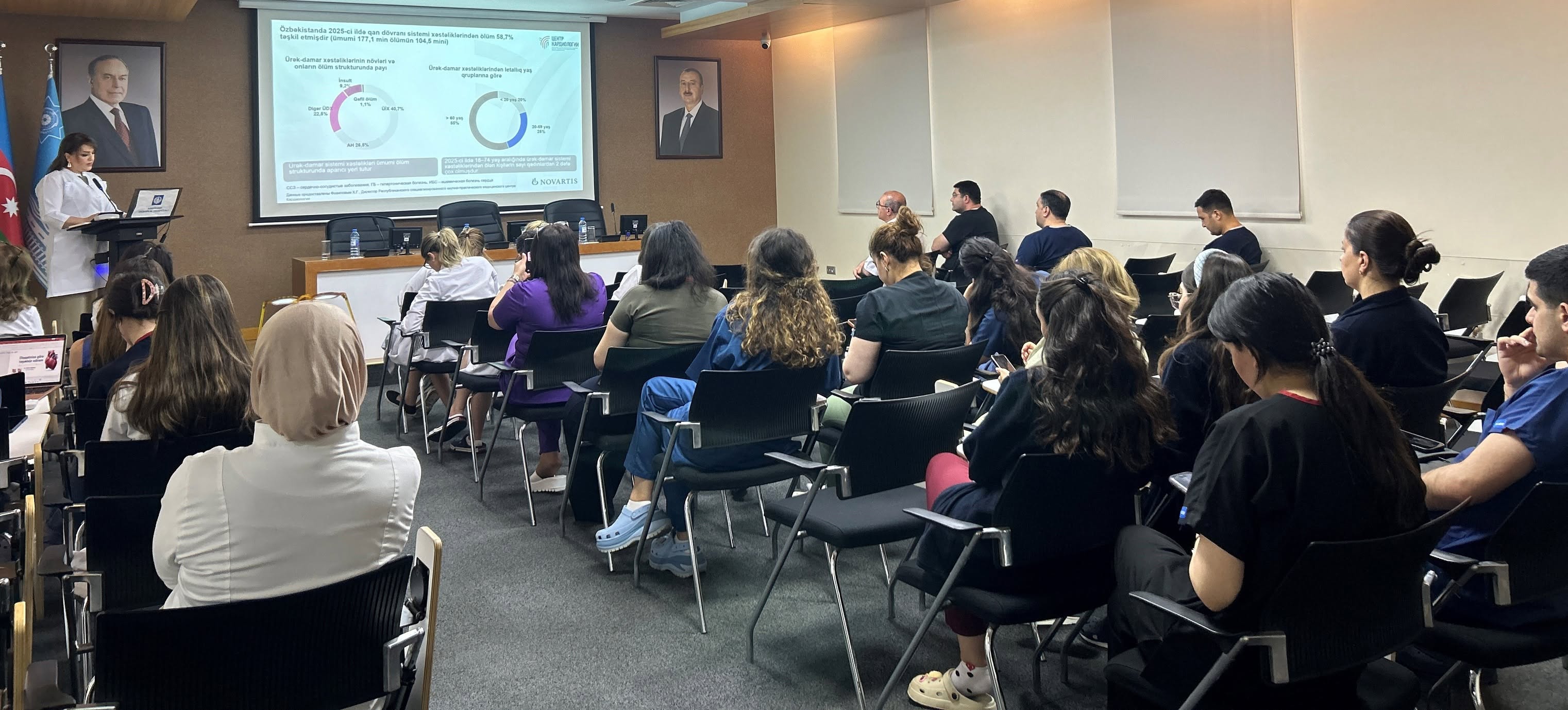  Mərkəzi Gömrük Hospitalında seminar: “Aterosklerozun yükü: pasiyent və səhiyyə sistemi üçün çağırışlar Özbəkistan təcrübəsi”    