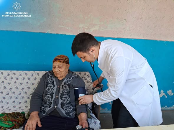 Beyləqan rayonunun Aşağı Çəmənli kəndində səyyar tibbi müayinə təşkil olunub
