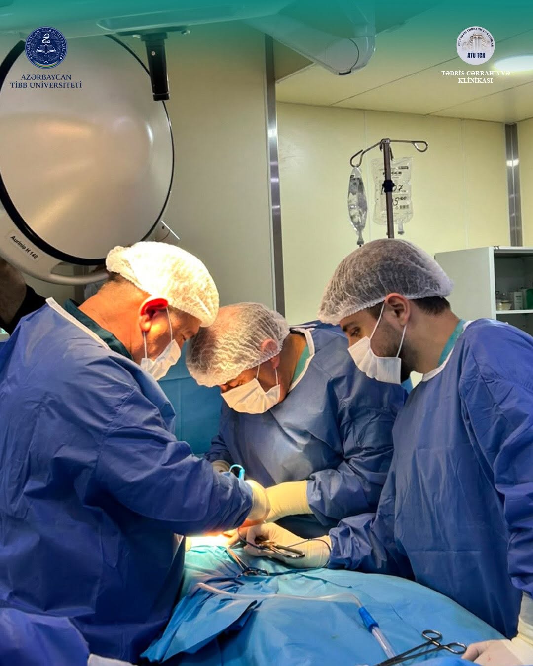 Düz bağırsaq nahiyəsində qanayan şiş aşkarlanan xəstə üzərində mürəkkəb rekonstruktiv cərrahi əməliyyat uğurla icra olunub