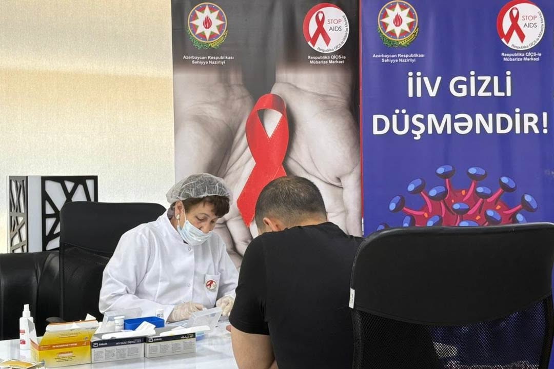Respublika QİÇS-lə Mübarizə Mərkəzi Gəncədə İİV-ə görə müayinələr aparıb