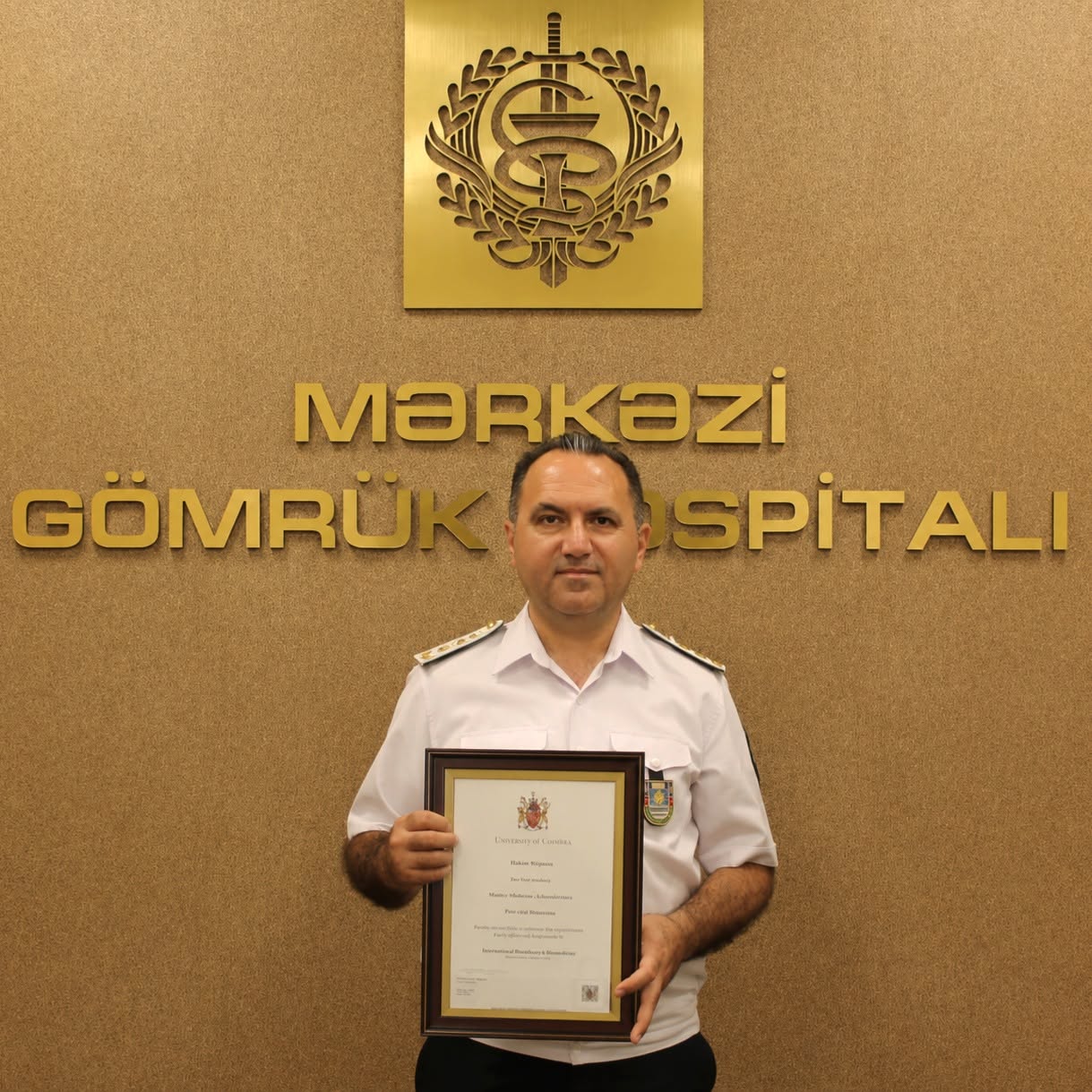  Dövlət Gömrük Komitəsinin rəhbər əməkdaşı beynəlxalq səviyyəli MBA proqramını fərqlənmə ilə başa vurub   