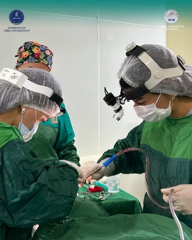 Tədris Cərrahiyyə Klinikasında rekonstruktiv təkrari rinoplastika əməliyyatı uğurla icra olunub