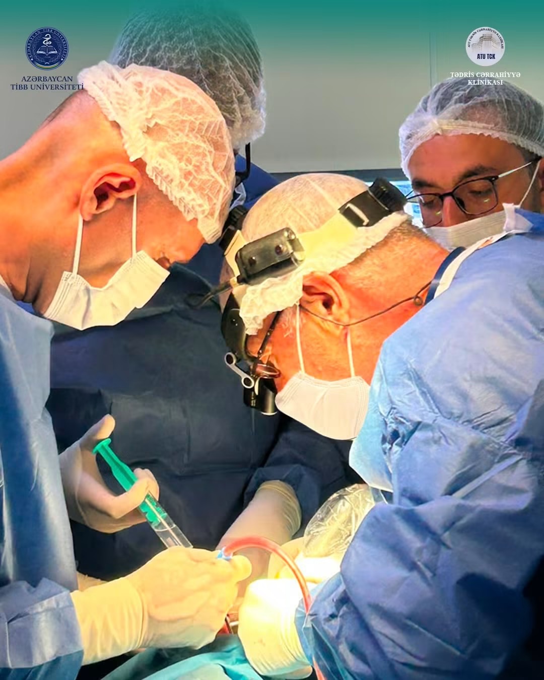 Tədris Cərrahiyyə Klinikasında makselyar sinus antrostomiyası uğurla icra olunub
