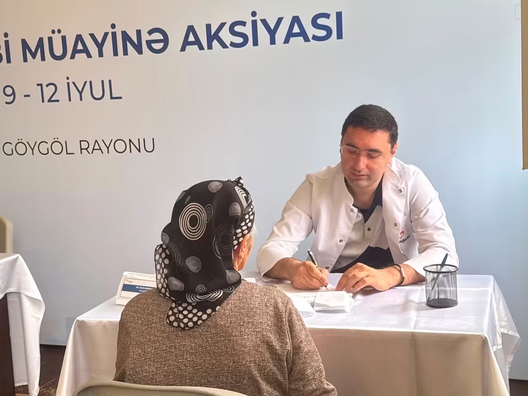 Göygölün Zurnabad kəndində tibbi aksiya: 223 pasiyent ödənişsiz müayinə və konsultasiya olunub