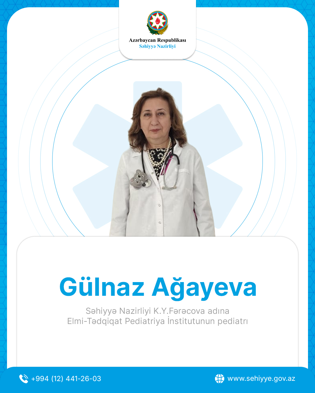 Pediatr Gülnaz Ağayeva: Hamiləliyin gedişi dişlərin çıxma fiziologiyasına təsir göstərir 