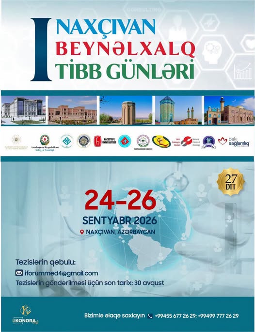I Naxçıvan Beynəlxalq Tibb Günləri keçiriləcək