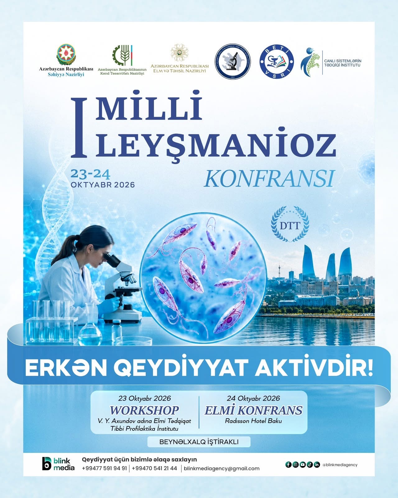 I Milli Leyşmanioz Konfransı keçiriləcək