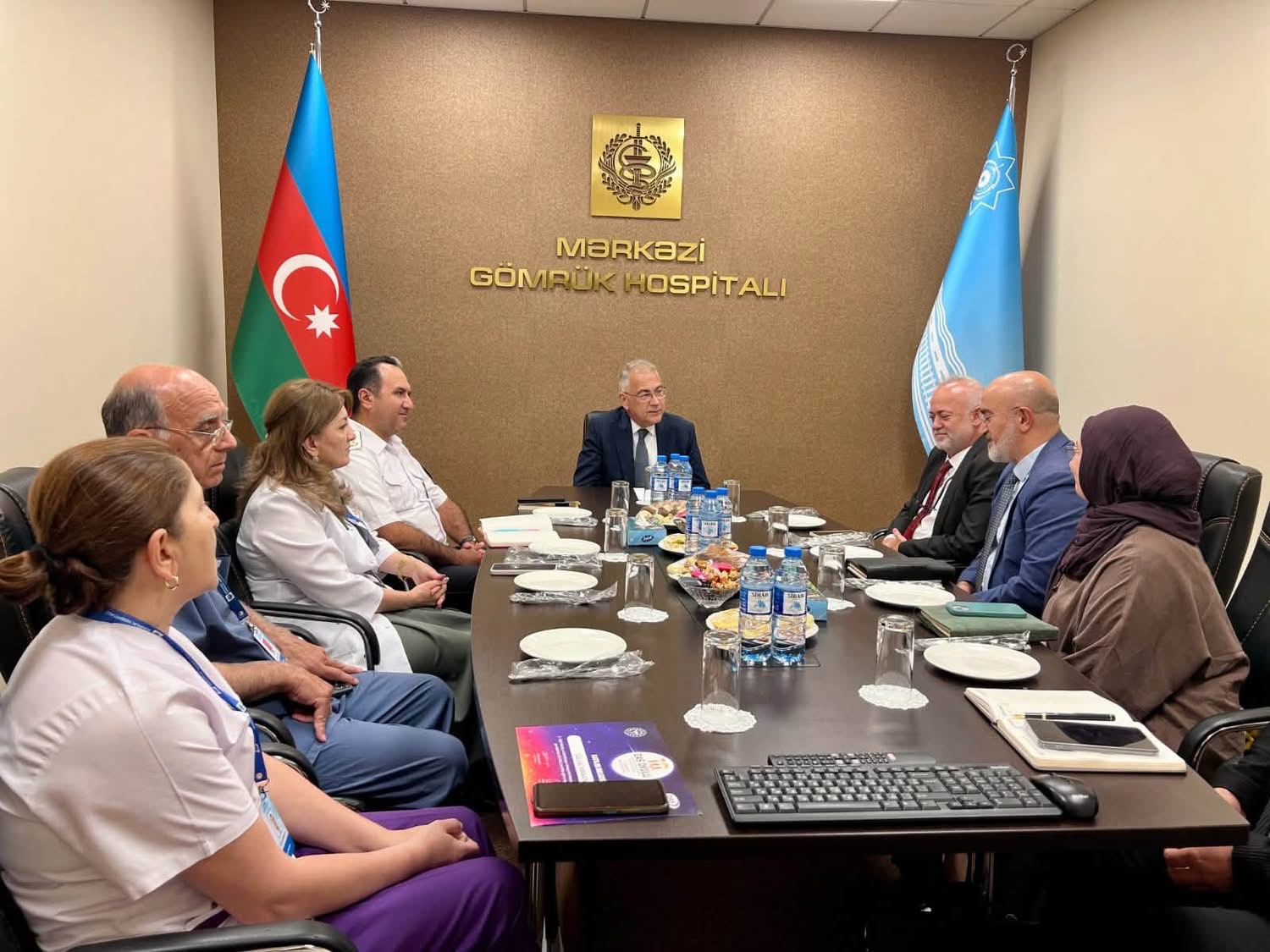 Mərkəzi Gömrük Hospitalında AZDAS İB və DAS Derneğinin nümayəndələri ilə görüş keçirilib