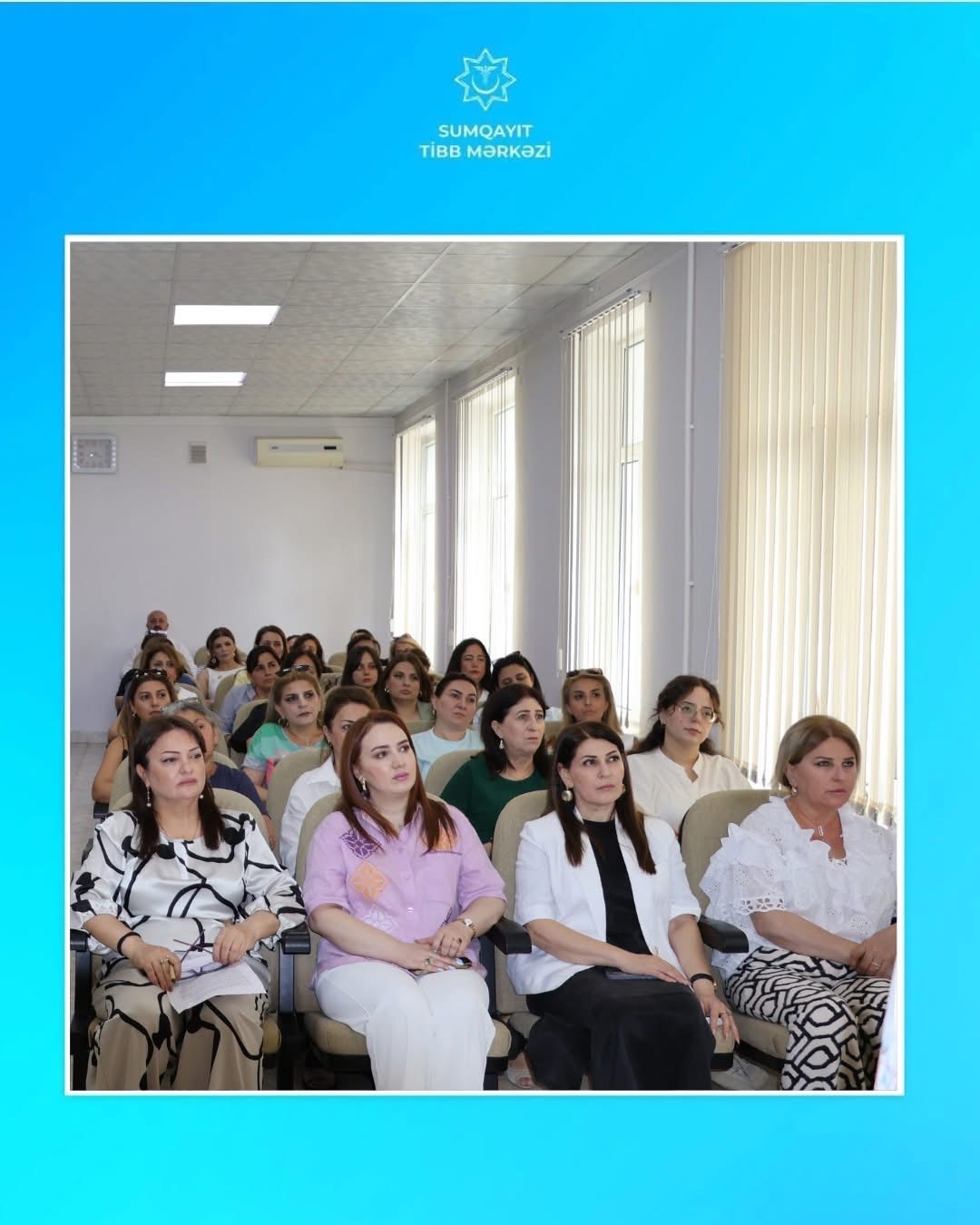 Sumqayıt Tibb Mərkəzində vərəmin erkən aşkarlanmasına dair təlim keçirilib