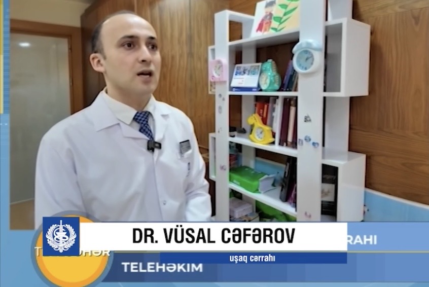 Mərkəzi Gömrük Hospitalının uşaq cərrahı AZTV-yə müsahibə verib