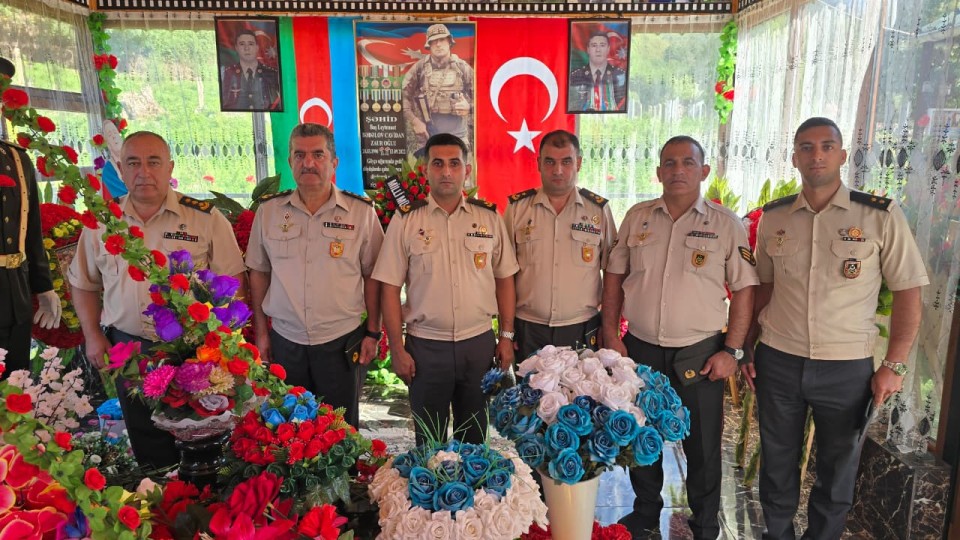 Hərbi tibb fakültəsinin əməkdaşları şəhid Cavidan Bədəlovun anım mərasimində iştirak ediblər