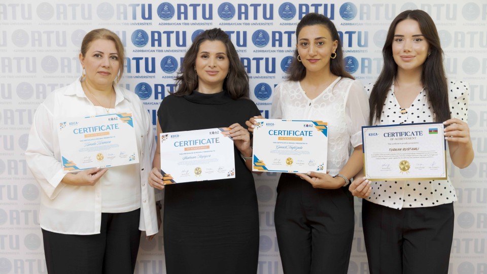 ATU-da süni intellekt üzrə yeni mərhələ: əməkdaşlar beynəlxalq təlimləri başa vurdular