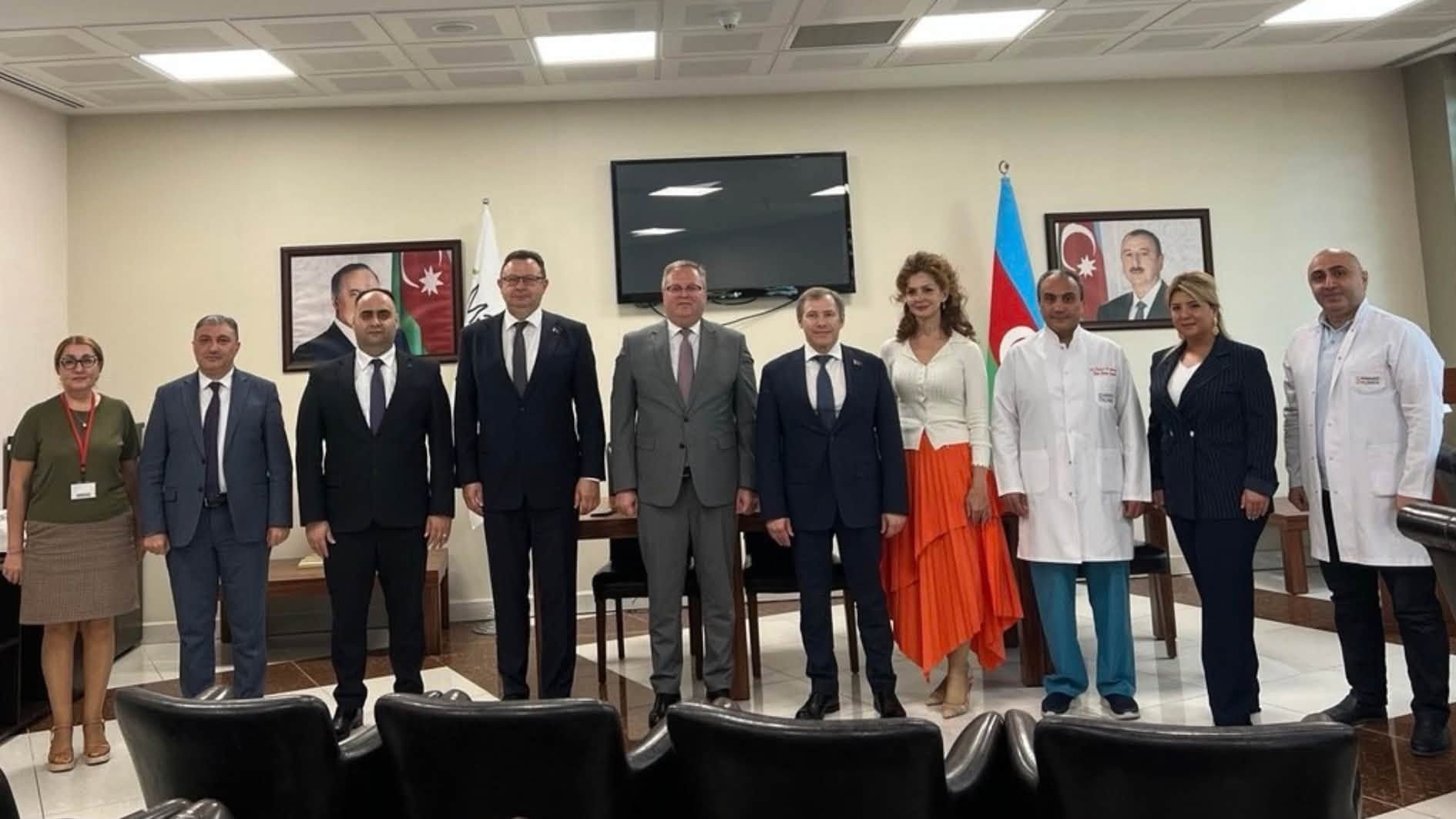 Minsk Cərrahiyyə, Transplantologiya və Hematologiya Elmi-Praktik Mərkəzinin nümayəndə heyəti Mərkəzi Klinikada olub