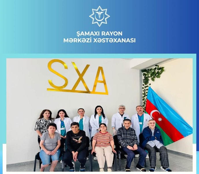 Şamaxıda psixonevroloji sosial xidmət müəssisəsinin sakinləri tibbi müayinələrə cəlb olunub