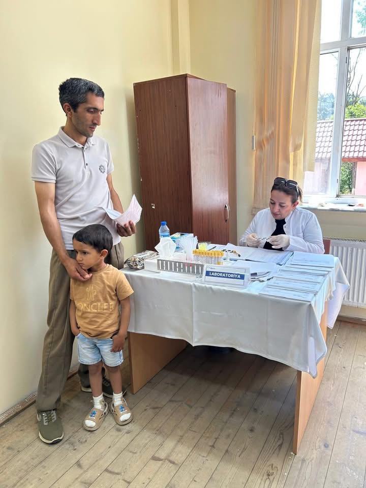 Bakı Sağlamlıq Mərkəzi tərəfindən Daşkəsəndə tibbi aksiya keçirilib 