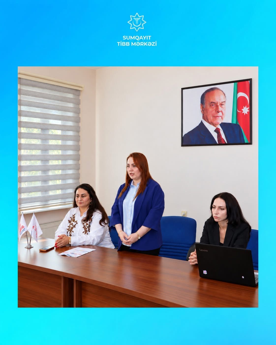 Sumqayıt Tibb Mərkəzində maarifləndirici təlim: “Məişət zorakılığına qarşı birlikdə” 