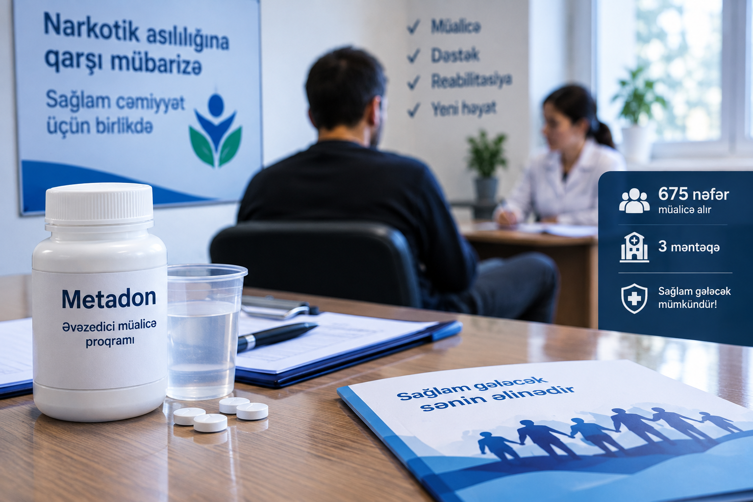 675 nəfər narkotik asılılığından müalicə alır  
