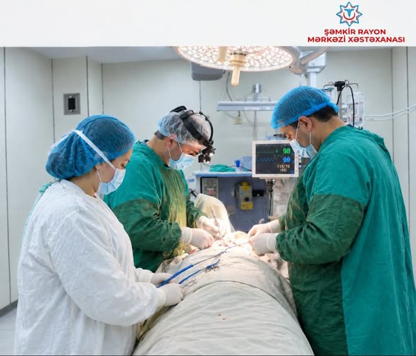 Şəmkir Rayon Mərkəzi Xəstəxanasında daha bir uğurlu əməliyyat icra olunub   