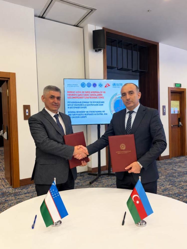 Azərbaycanın  və Özbəkistanın Respublika QİÇS-lə Mübarizə mərkəzləri arasında əməkdaşlığa dair Memorandum imzalanıb