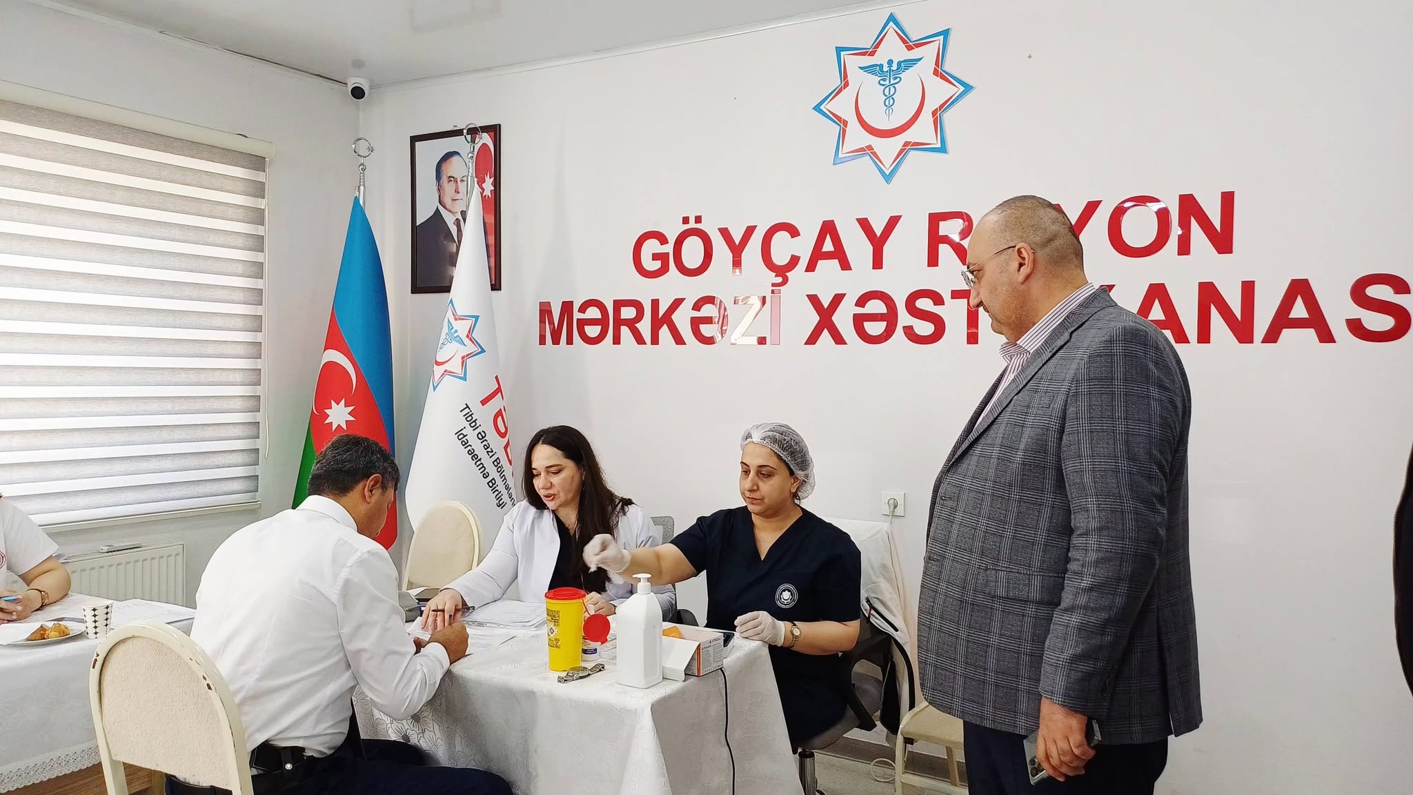 Göyçay Rayon Mərkəzi Xəstəxanasında qanvermə aksiyası keçirilib