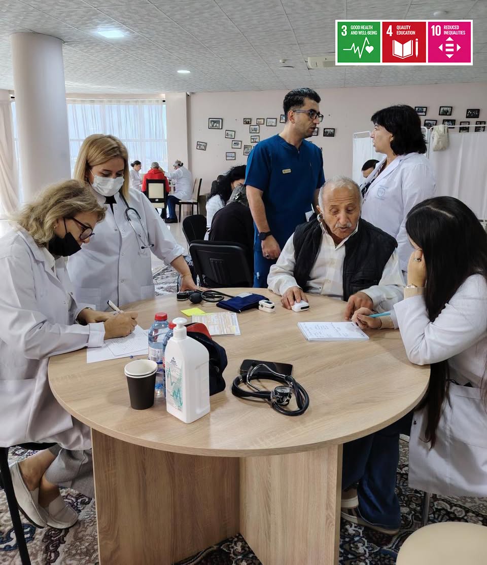 9 saylı “Qocalar evi”nin sakinləri tibbi akiya təşkil edilib