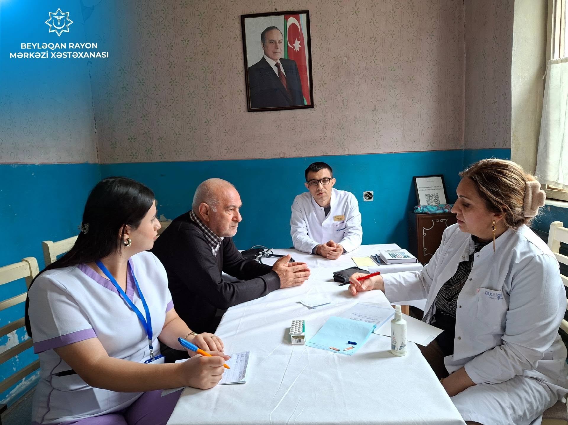 Beyləqanın Aşağı Çəmənli kənd sakinləri üçün səyyar tibbi müayinə təşkil olunub