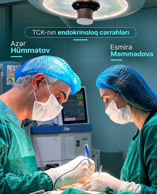 Tədris Cərrahiyyə Klinikasında çoxdüyünlü zob diaqnozu ilə müraciət edən xəstəyə total tiroidektomiya əməliyyatı icra olunub