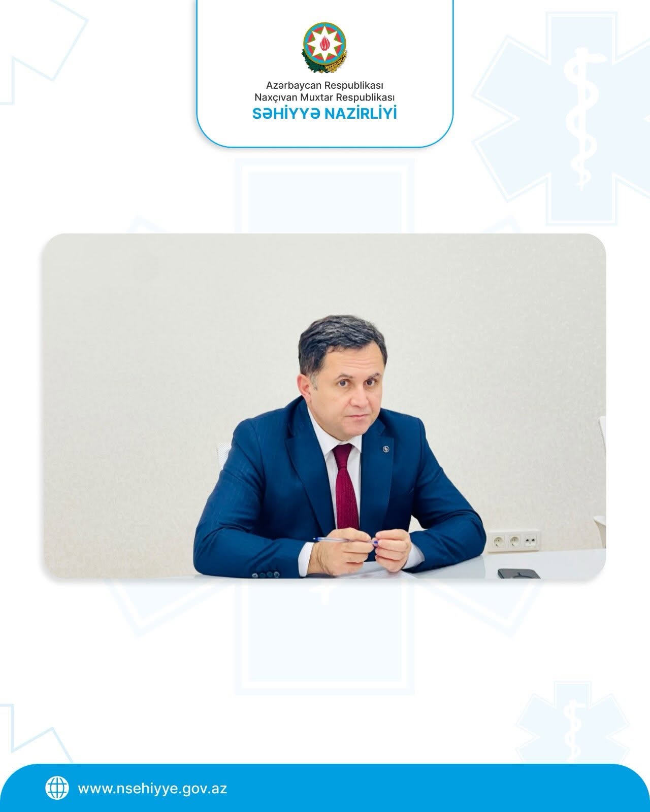  Naxçıvan Muxtar Respublikası səhiyyə nazirinin müavini 49 vətəndaşın müraciətini dinləyib - Vətəndaş qəbulu 